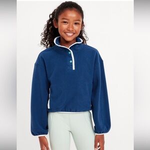 Kids Blue Fleece Pullover